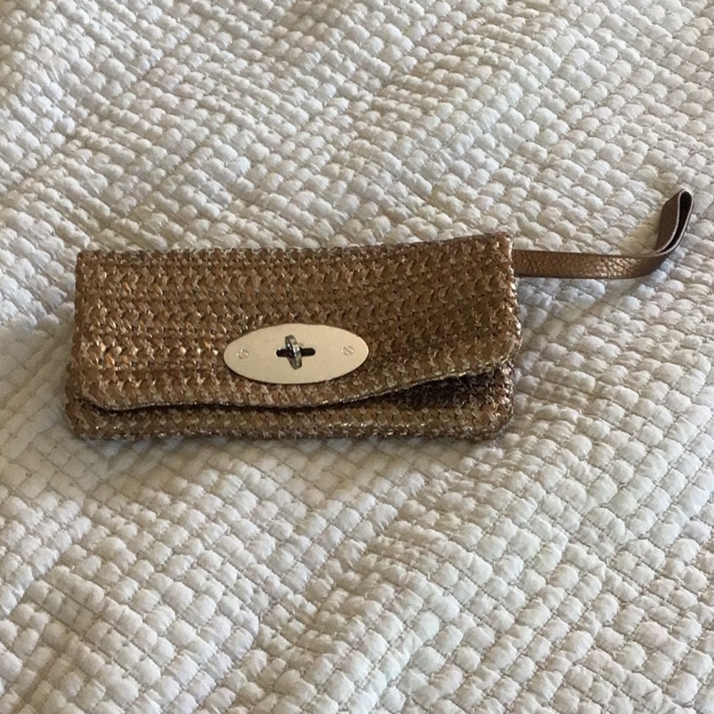 Gap Stylish Woven Clutch with Strap
